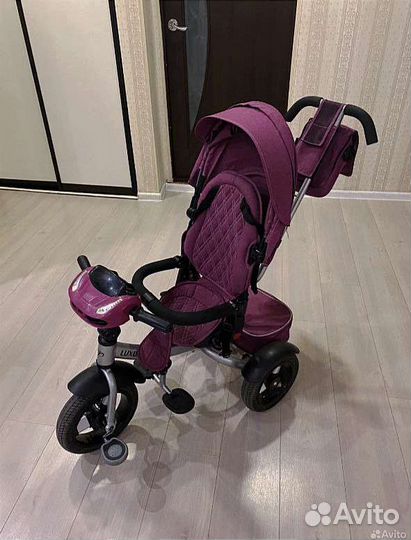 Трехколесный велосипед коляска