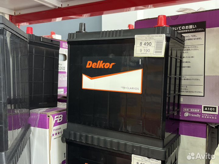 Аккумулятор 6-ст 55 Delkor (Корея)