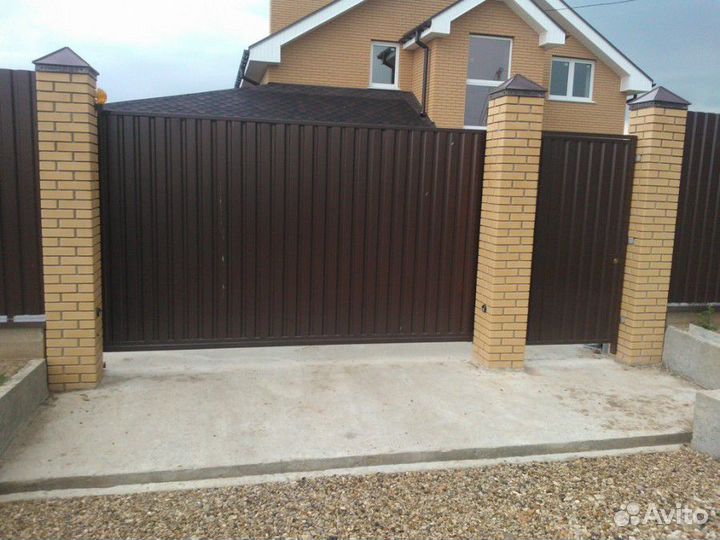 Откатные (сдвижные ворота) 3000*2000