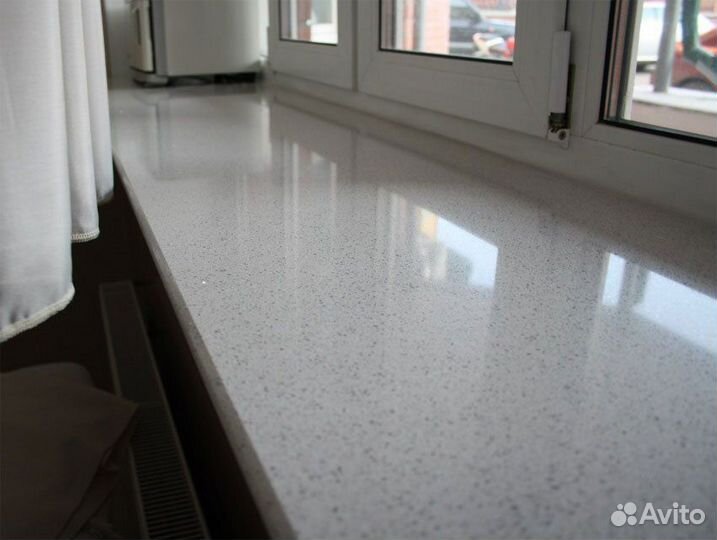 Подоконник из искусственного камня из акрила