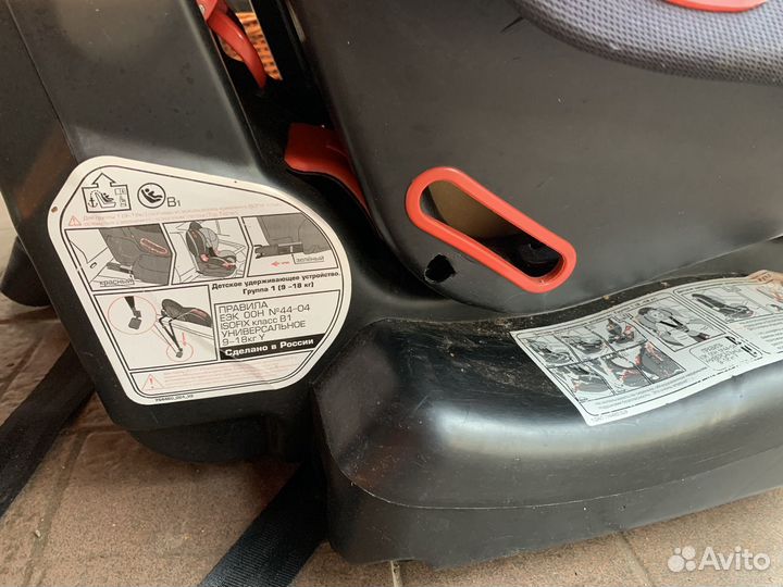 Детское автокресло 9 до 18 кг