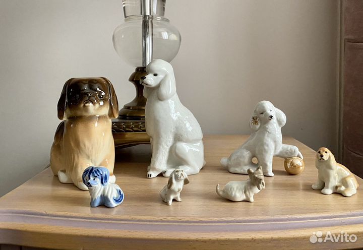 Фарфоровые собаки СССР