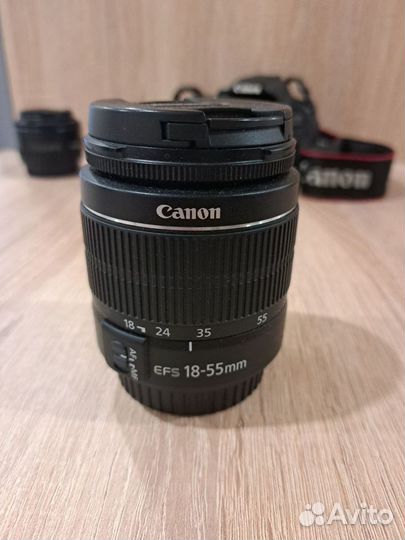 Зеркальная камера Canon EOS 650D + объективы