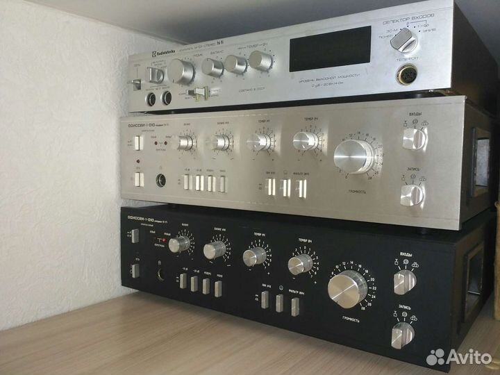 Коллекция советских усилителей СССР