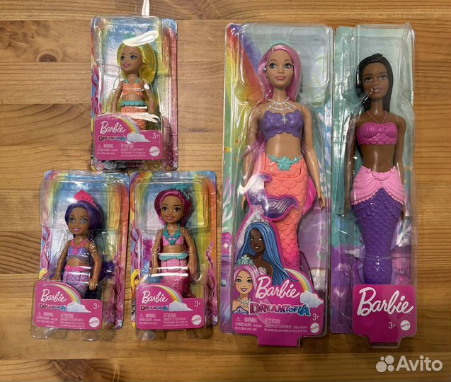 Куклы barbie и chelsea dreamtopia