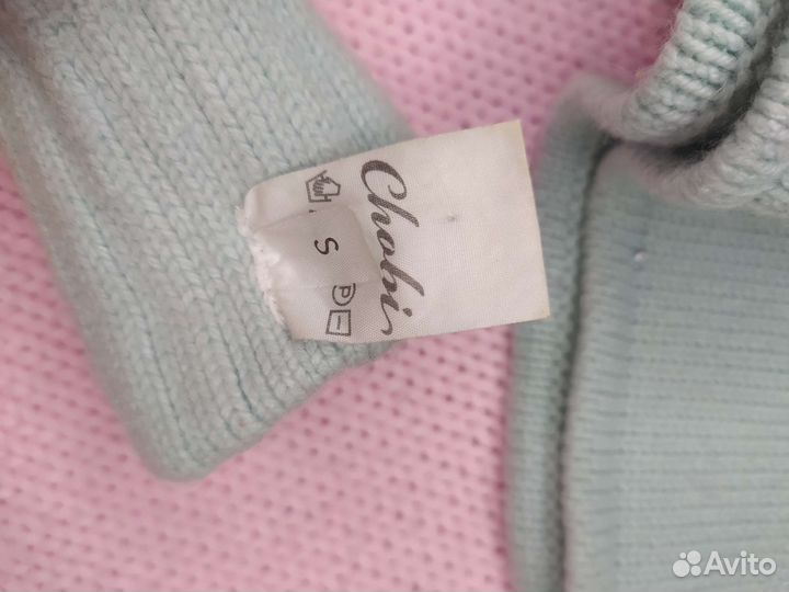 Шапка chobi 48-50. Комплект S. манишка, варежки