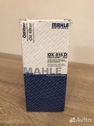 Фильтр масляный ox814d knecht/mahle