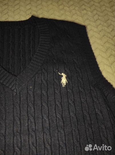 Вязаная жилетка polo ralph lauren