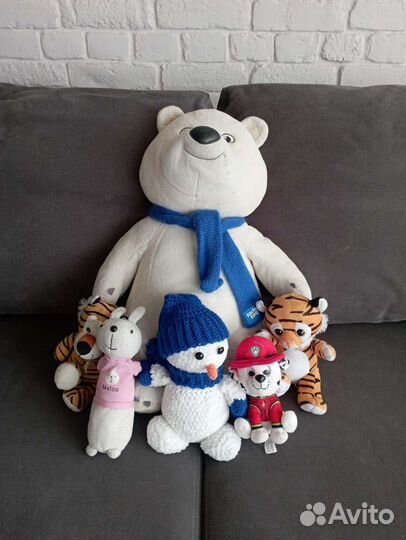 Большой Плюшевый мягкая игрушка Медведь sochi 50см