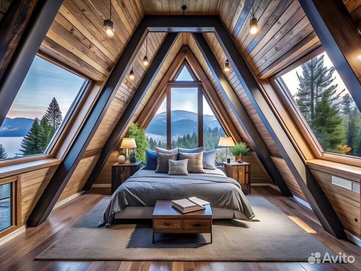 Строительство домов A-frame