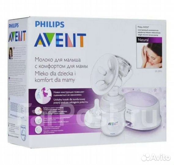 Молокоотсос avent электрический