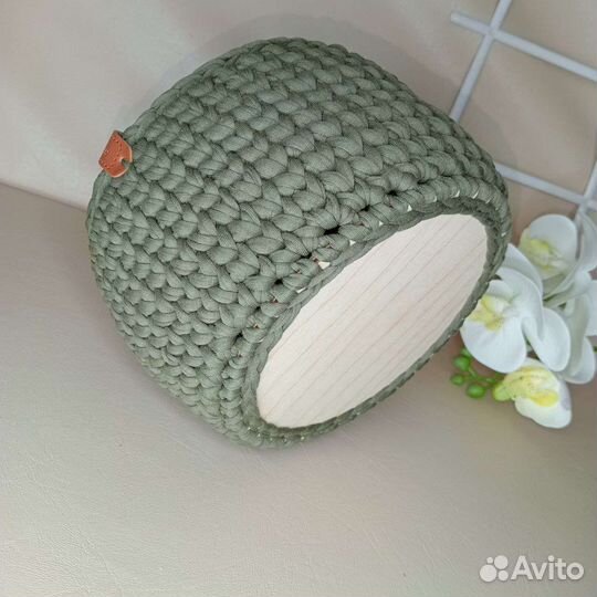 Новая Корзина интерьерная органайзер Эвкалипт