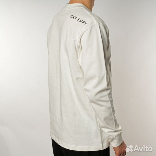 Лонгслив Cavempt The Internet Белый