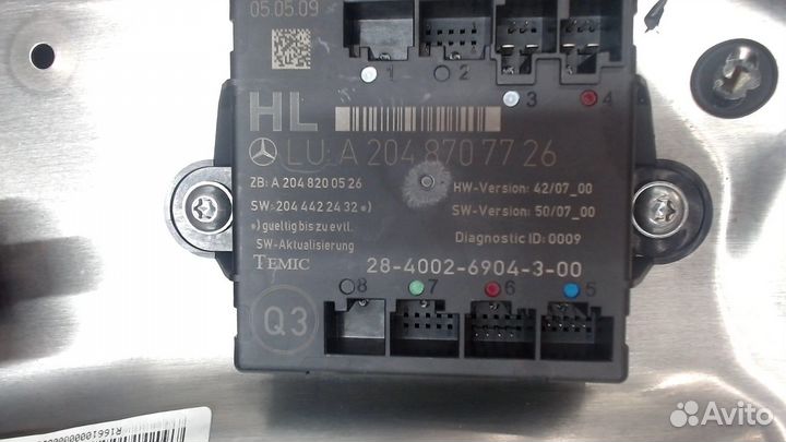 Стеклоподъемник электрический Mercedes GLK X204, 2