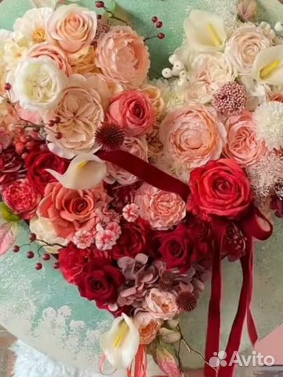 Картина из цветов