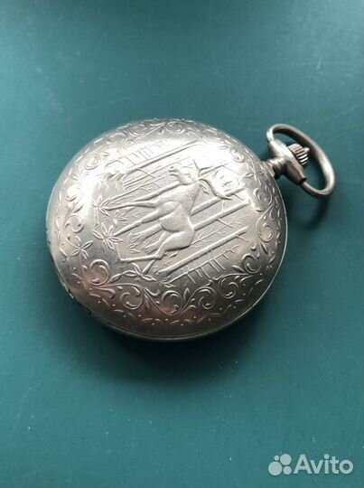 Карманные часы ракета с цепочкой