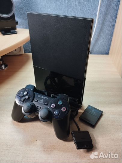 Sony PlayStation 2 Slim, идеально читает диски