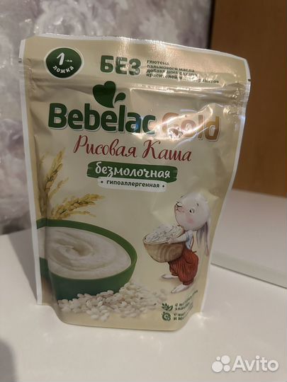 Каша bebelac gold рисовая безмолочная