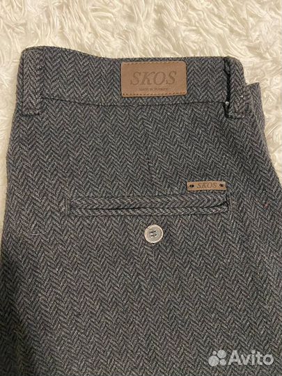 Серые брюки на мальчика 31