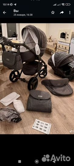 Коляска 2 в 1 adamex barletta