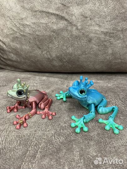 Игрушки на 3D принтере антистресс лягушки