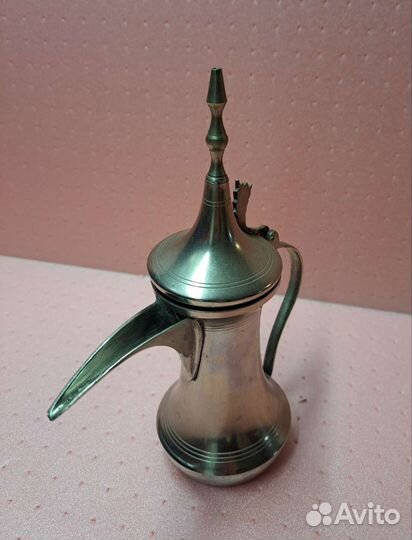 Арабский латунный даллах чайник для кофе
