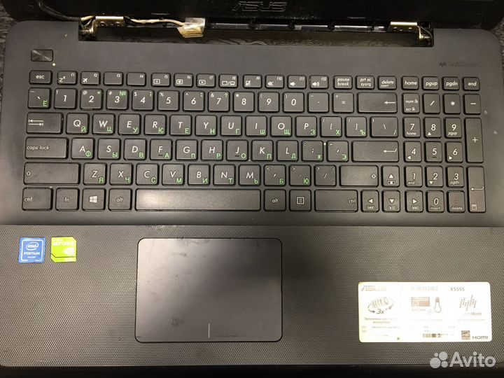 Топкейсы, крышки, рамки, поддоны для ноутбука