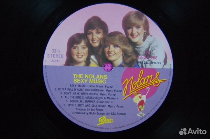 The Nolans Sexy Music винил япония Колпино