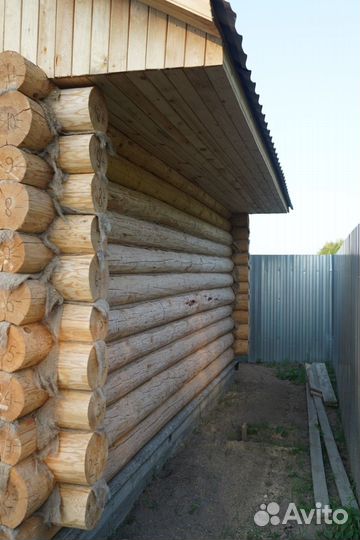 Баня из бревна под ключ (Ручная рубка,брус)