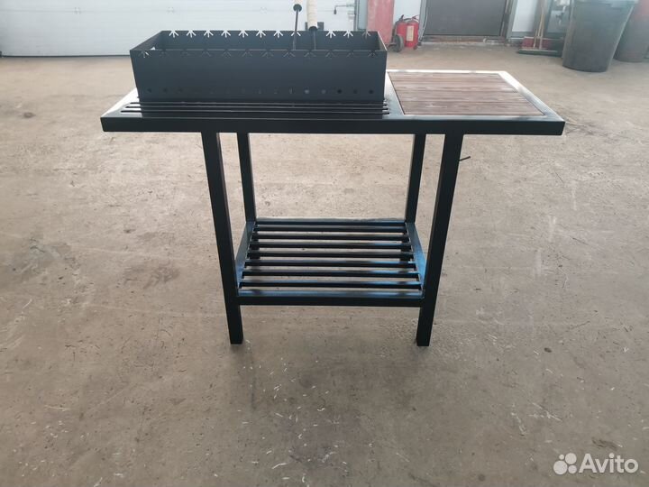 Мангальная зона в стиле лофт