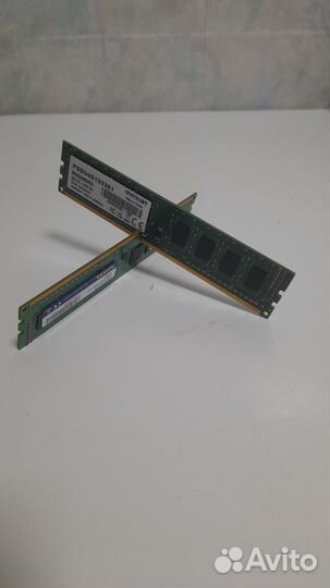 Оперативная память ddr3 2 плашки по 4 гб