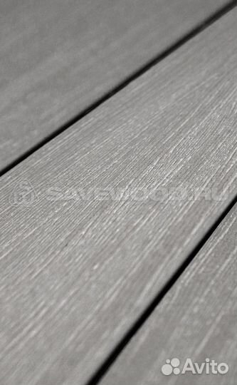 Террасная Доска Savewood fagus Серая (пепельный) Р