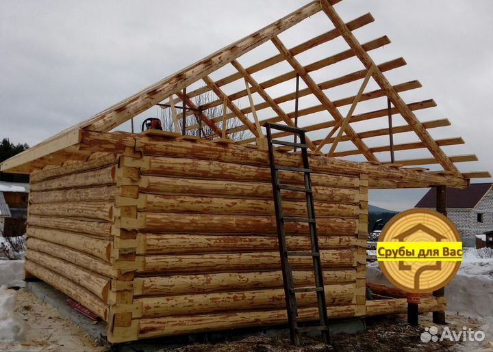 Сруб, бани, дома