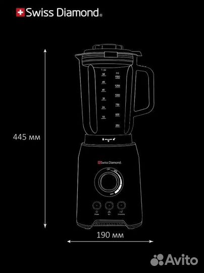 Стационарный блендер Swiss Diamond SD-BL 003