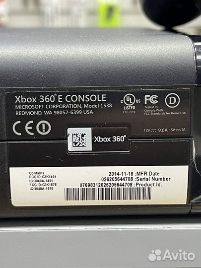 Игровая приставка XBox 360 E 1538 500Gb