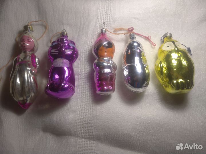 Елочные игрушки СССР и ГДР