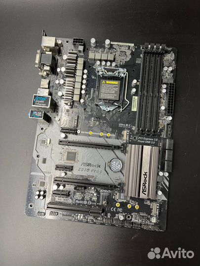 Материнская плата Asrock z370 pro4