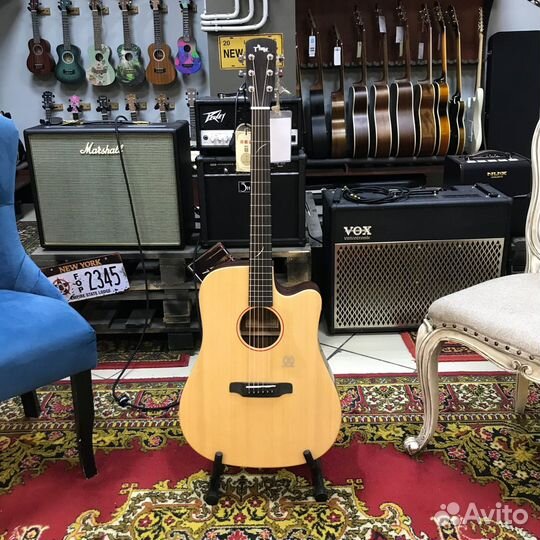 Электроакустическая гитара Tyma TD-5CE с чехлом