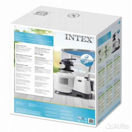Песочный насос-фильтр 6000 л/ч intex 26646
