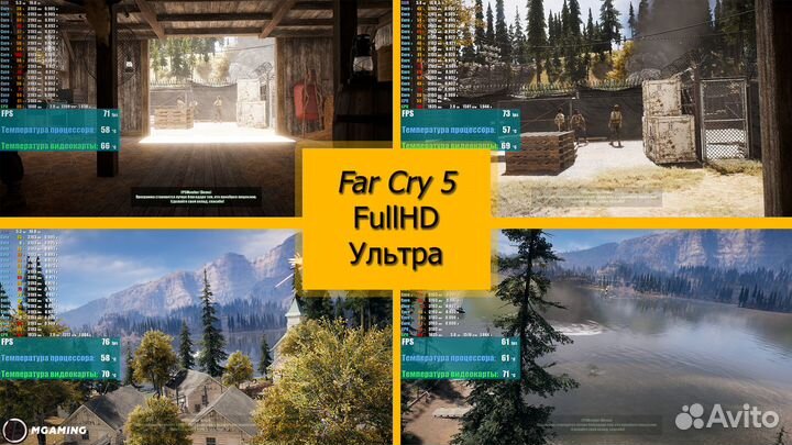 Игровой пк Intel 8 ядер + GTX 1060 6 гб