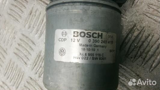 Мотор стеклоочистителя лобового стекла volkswagen