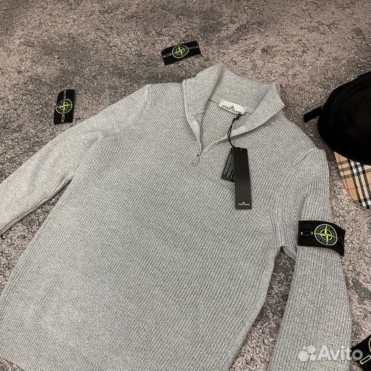 Джемпер Stone Island полузамок