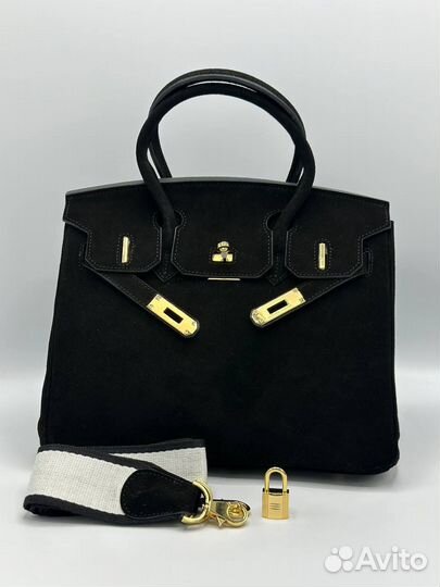 Сумка hermes birkin 30 замша