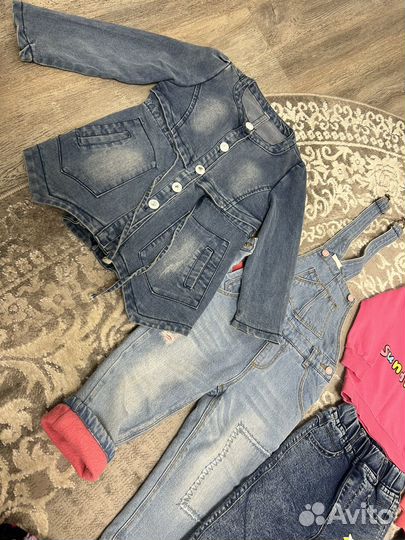 Вещи пакетом доя девочки 86-92