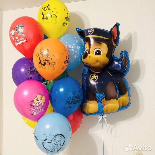 Воздушные шары с гелием. Доставка 24/7