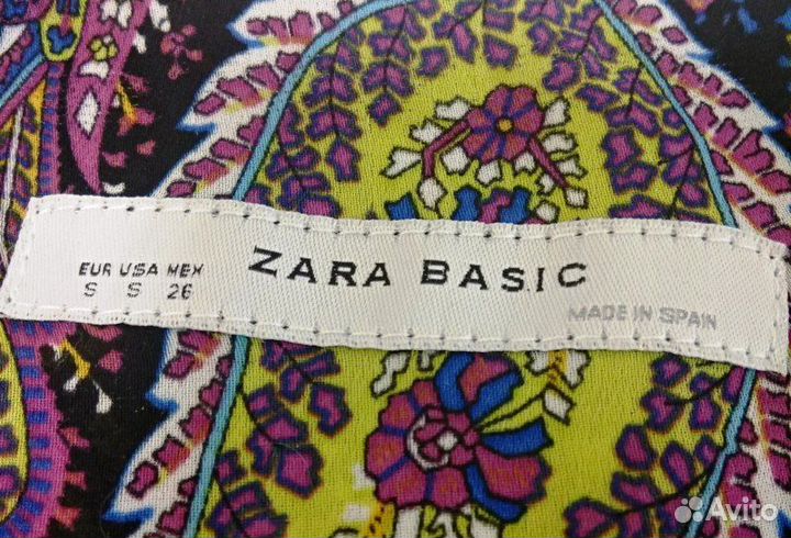 Удлиненная блуза-платье летняя Zara Basic