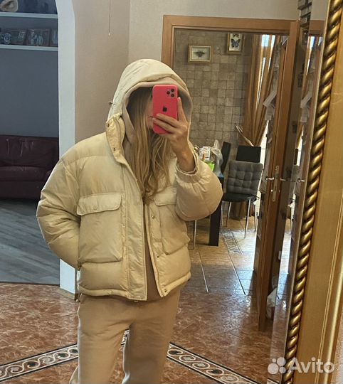 Пуховик женский оверсайз
