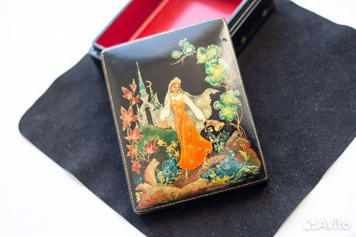 Шкатулка палех СССР 1967г оригинал - редчайшая