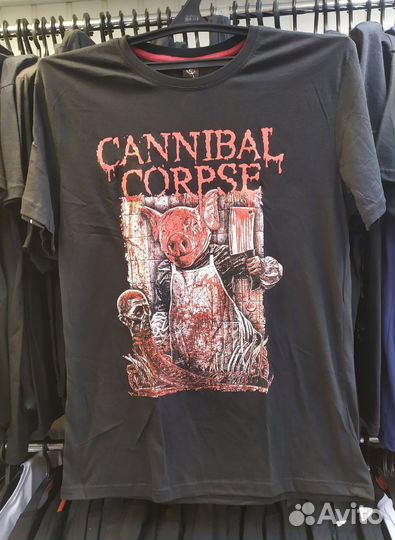 Футболка мужская SIX feet under/cannibal corpse