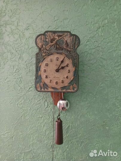 Часы Ходики СССР. Мишки